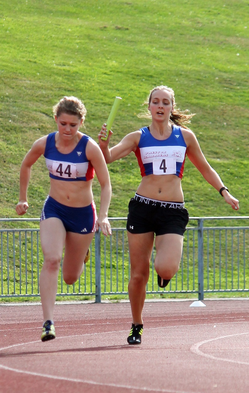 2015 Amy Lupton and Sophie Warden in the relay